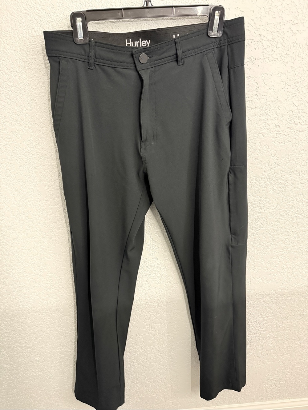 Hurley Men's Black Performance Pants- Quick Dry